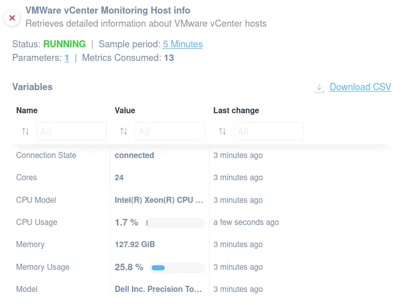 VMware vCenter Host Info 2